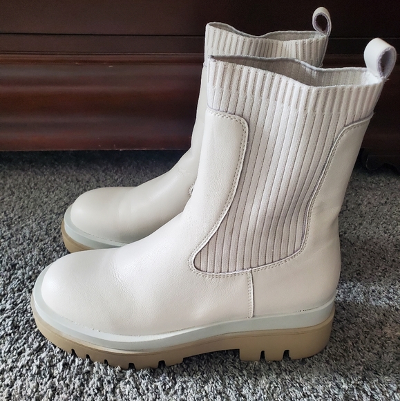 Vintage Havana Arctic Chelsea Boot, Off White, Size 8.5 - Picture 2 of 8